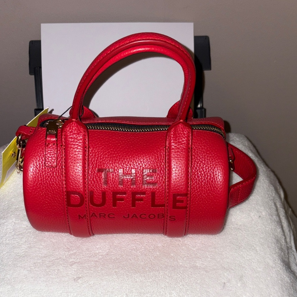 Marc Jacobs Red Mini Duffle Bag